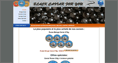 Desktop Screenshot of caviarastrakhan.fr