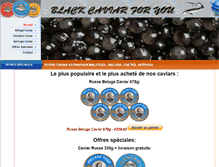 Tablet Screenshot of caviarastrakhan.fr